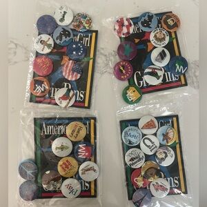 American Girl Grin Pins